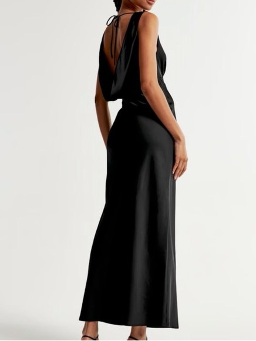 Abercrombie & Fitch Plunge Cowl Back Maxi Dress - Picture 6 of 6
